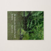 Psalm 23:2 Er führt mich neben den stillen Wassern Puzzle (Horizontal)