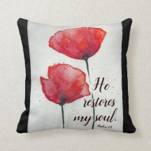 Psalm 23:3 Er restauriert mein Soul, Bibel Verse B