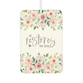 Psalm 23:3 Er restauriert mein Soul Bible Verse &  Autolufterfrischer