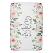 Psalm 23:3 Er restauriert mein Soul Bible Verse &  Badematte (Vorderseite Vertikal)