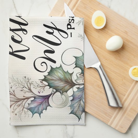 Psalm 23:3 geschirrtuch (Viertel Falte)