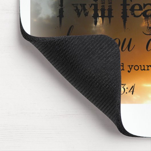 Psalm-23:3 goldener Himmel Mousepad (Ecke)