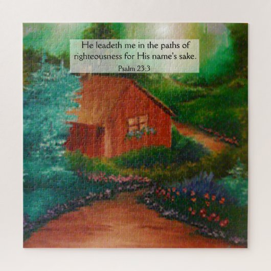 Psalm 23:3 puzzle (Vertikal)