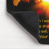 Psalm-23:4 befürchte ich kein Übel Mousepad (Ecke)