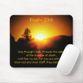Psalm-23:4 befürchte ich kein Übel Mousepad (Mit Mouse)