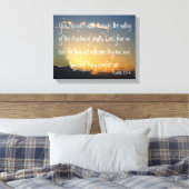 Psalm 23:4 Bibelverse Leinwanddruck (Insitu (Schlafzimmer))
