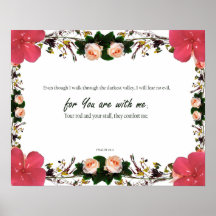 Psalm 23:4, denn du bist bei mir, gothische Verse