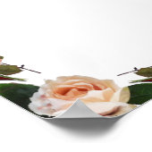 Psalm 23:4, Ein Psalm von David, für Sie sind mit  Poster (Ecke)