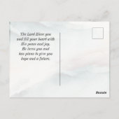 Psalm 23"4 Er stellt mein Soul wieder her Postkarte (Rückseite)