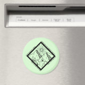 Psalm 23 4 Fear No Evil Christlich Bible Verse Magnet (In Situ (Geschirrspüler))