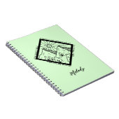 Psalm 23 4 Fear No Evil Christlich Bible Verse Notizblock (Rechte Seite)