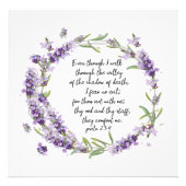 Psalm 23: 4 fotodruck (Vorne)