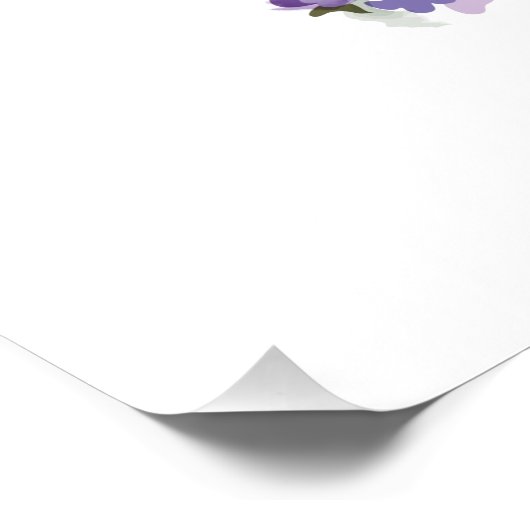 Psalm 23: 4 fotodruck (Ecke)