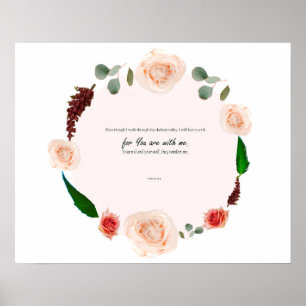 Psalm 23:4, für Sie sind mit mir, Ein Psalm von Da Poster