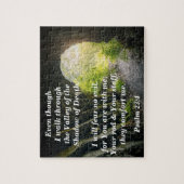 Psalm 23:4 Ich werde keine böse Bibelverse fürchte Puzzle (Vertikal)