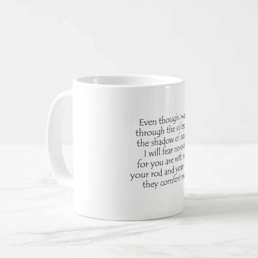 Psalm 23 4 kaffeetasse (Vorderseite Links)