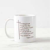 Psalm-23:4 Kaffeetasse (Links)