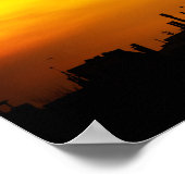 Psalm 23:4 Kirche Poster (Ecke)