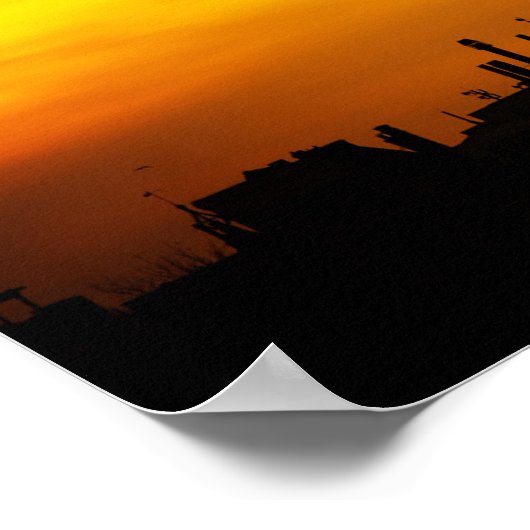 Psalm 23:4 Kirche Poster (Ecke)