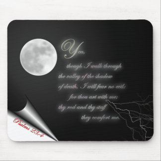 Psalm 23:4 mousepad