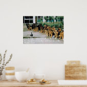 Psalm 23:4 poster (Küche)