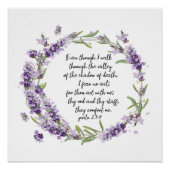 Psalm 23: 4 Poster (Vorderseite)