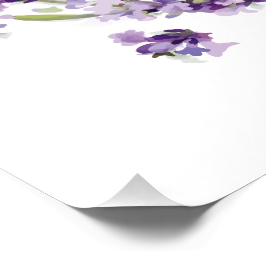 Psalm 23: 4 Poster (Ecke)