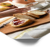 Psalm 23:5 Sie bereiten einen Tisch vor mir, Bibel Poster (Ecke)