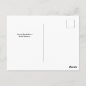 Psalm 23:6 Einladung zur Brautparty  Postkarte (Rückseite)