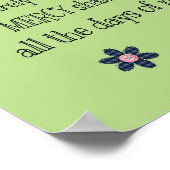 Psalm 23:6 poster (Ecke)