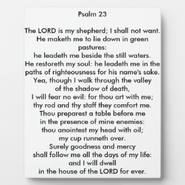 PSALM 23 8x10 Tafel Fotoplatte