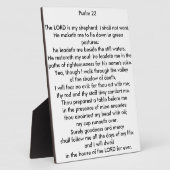 PSALM 23 8x10 Tafel Fotoplatte (Seite)