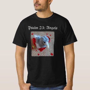 Psalm 23 Angels dodo und Palmenstrand mit Blume T-Shirt
