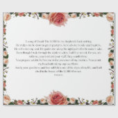 Psalm 23 Art - Der Herr ist mein Schäferhund Geschenkpapier (Flach)