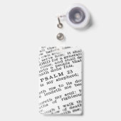 Psalm 23 ausweis (Vorderseite mit Ausziehbar)