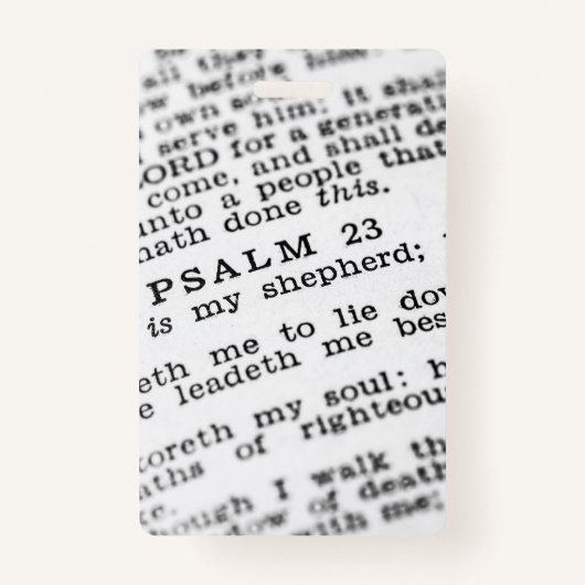Psalm 23 ausweis (Vorderseite)