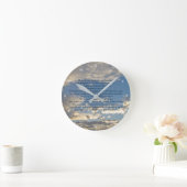 Psalm 23 Beautiful Bible Verse Christian Runde Wanduhr (Zuhause)