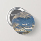 Psalm 23 Beautiful Bible Verse Christlich Button (Vorne & Hinten)
