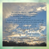 Psalm 23 Beautiful Bible Verse Christlich Fensteraufkleber (Blatt 3)