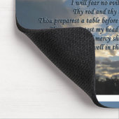 Psalm 23 Beautiful Bible Verse Christlich Mousepad (Ecke)