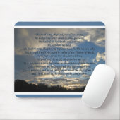 Psalm 23 Beautiful Bible Verse Christlich Mousepad (Mit Mouse)