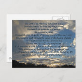 Psalm 23 Beautiful Bible Verse Christlich Postkarte (Vorne/Hinten)