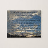Psalm 23 Beautiful Bible Verse Christlich Puzzle (Horizontal)