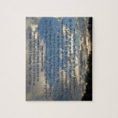 Psalm 23 Beautiful Bible Verse Christlich Puzzle (Vertikal)