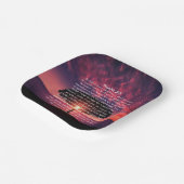 Psalm 23 Bibel Sonnenuntergang Silhouette Tree Pappteller (Gewinkelt)