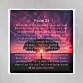 Psalm 23 Bibel Verse Sonnenuntergang Baum Magnet