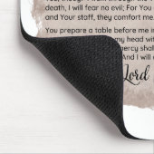 Psalm 23 Bibelschrift Vintages Papier Mousepad (Ecke)