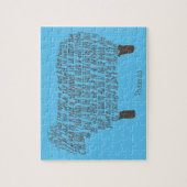 Psalm 23 Bibelverse Puzzle (Vertikal)