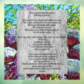 Psalm 23 biblical quote fensteraufkleber (Blatt 3)