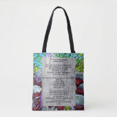 Psalm 23 biblical quote tasche (Vorderseite)